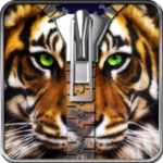 tiger lock screen android application logo